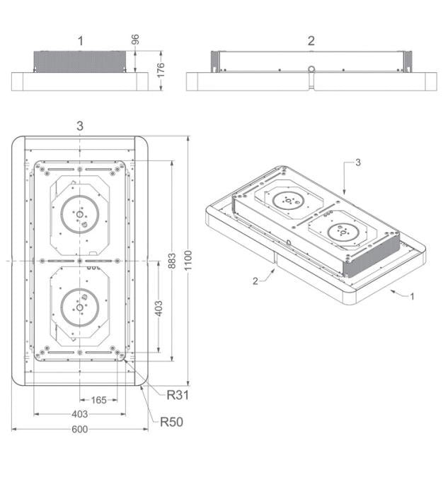 Novy Cloud 1100 Cooker Hood