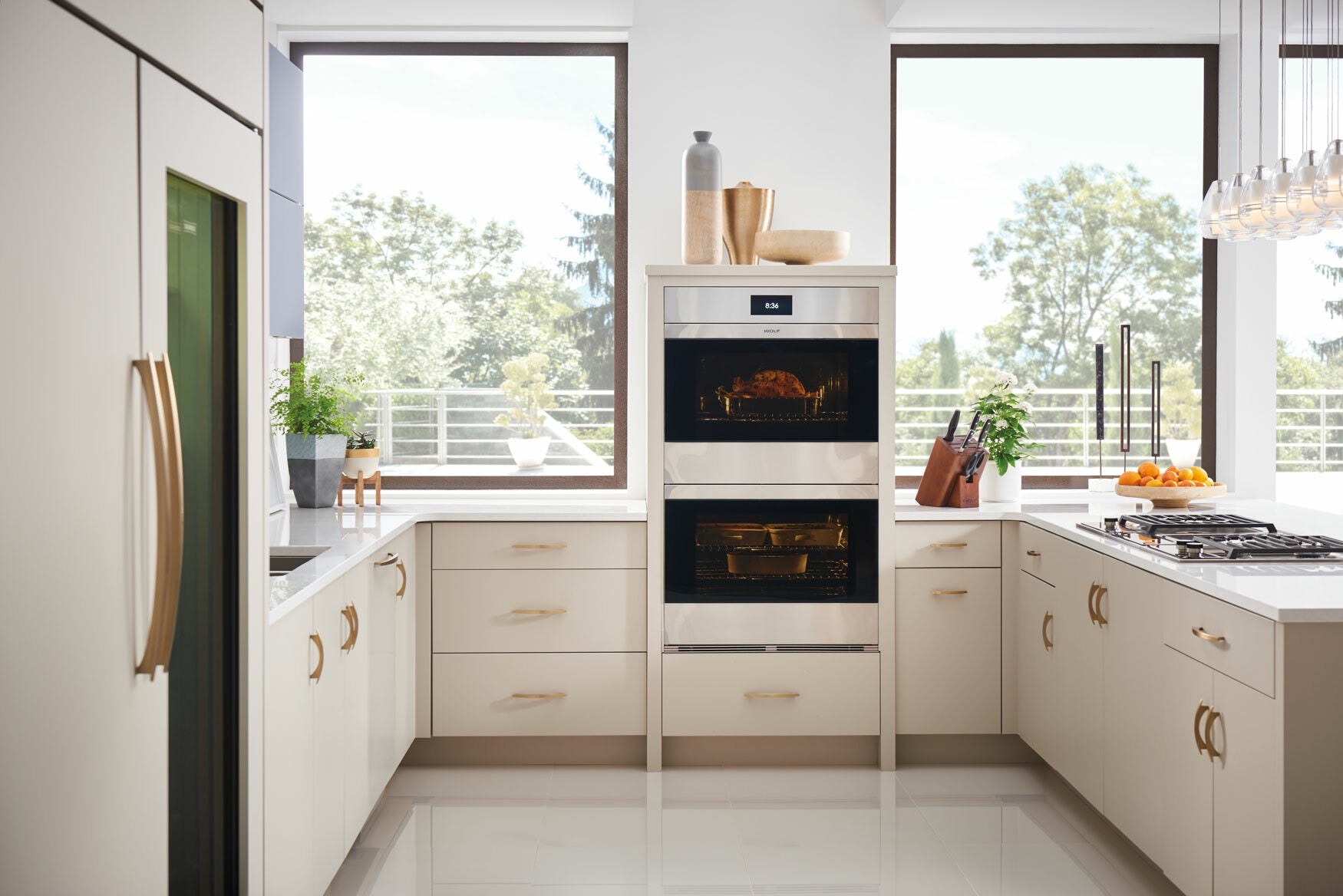 Wolf M Series Contemporary Stainless Steel Double Oven ICBDO3050CM/S