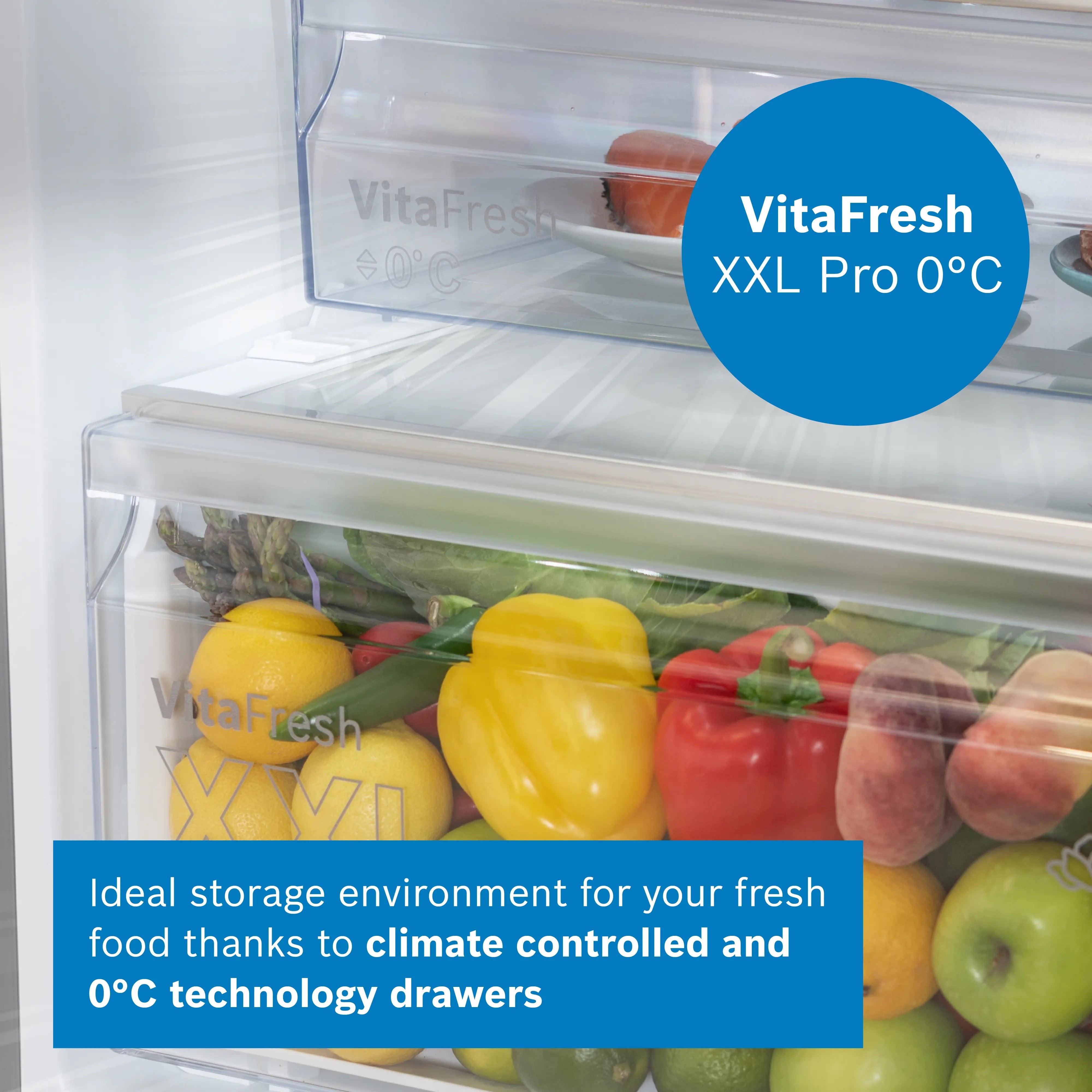 Bosch Series 4 Free-standing fridge-freezer Stainless steel look - KGN392LDFG