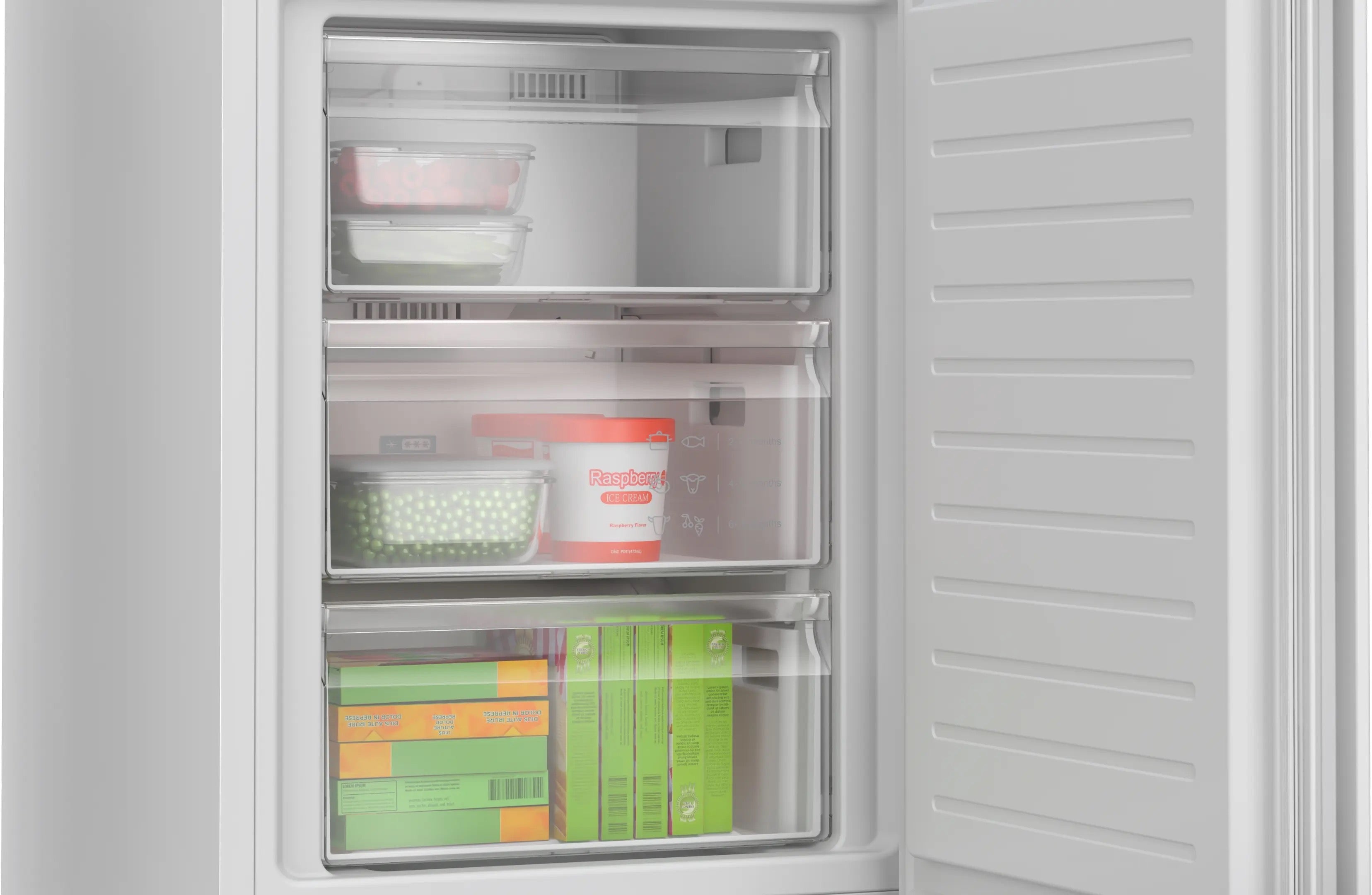 Bosch Series 4 Free-standing fridge-freezer with White, Total No Frost - KGN392WDFG