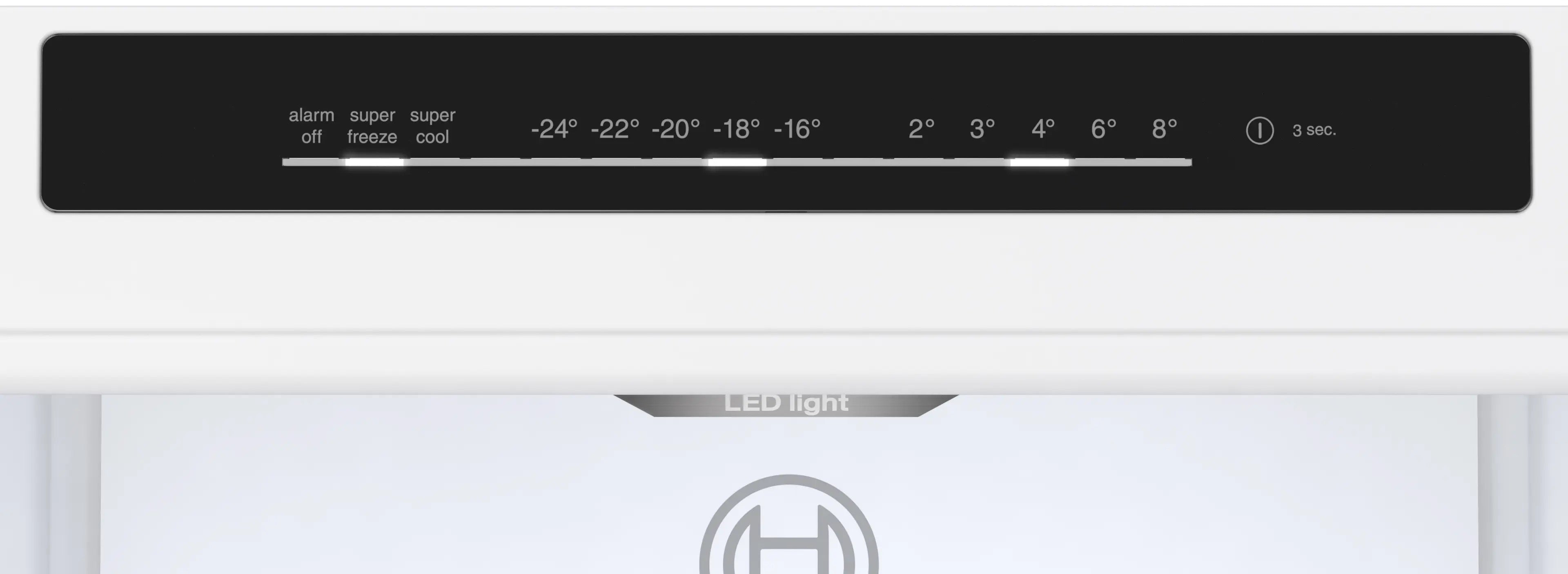 Bosch Series 4 Free-standing fridge-freezer Stainless steel look - KGN362LDFG