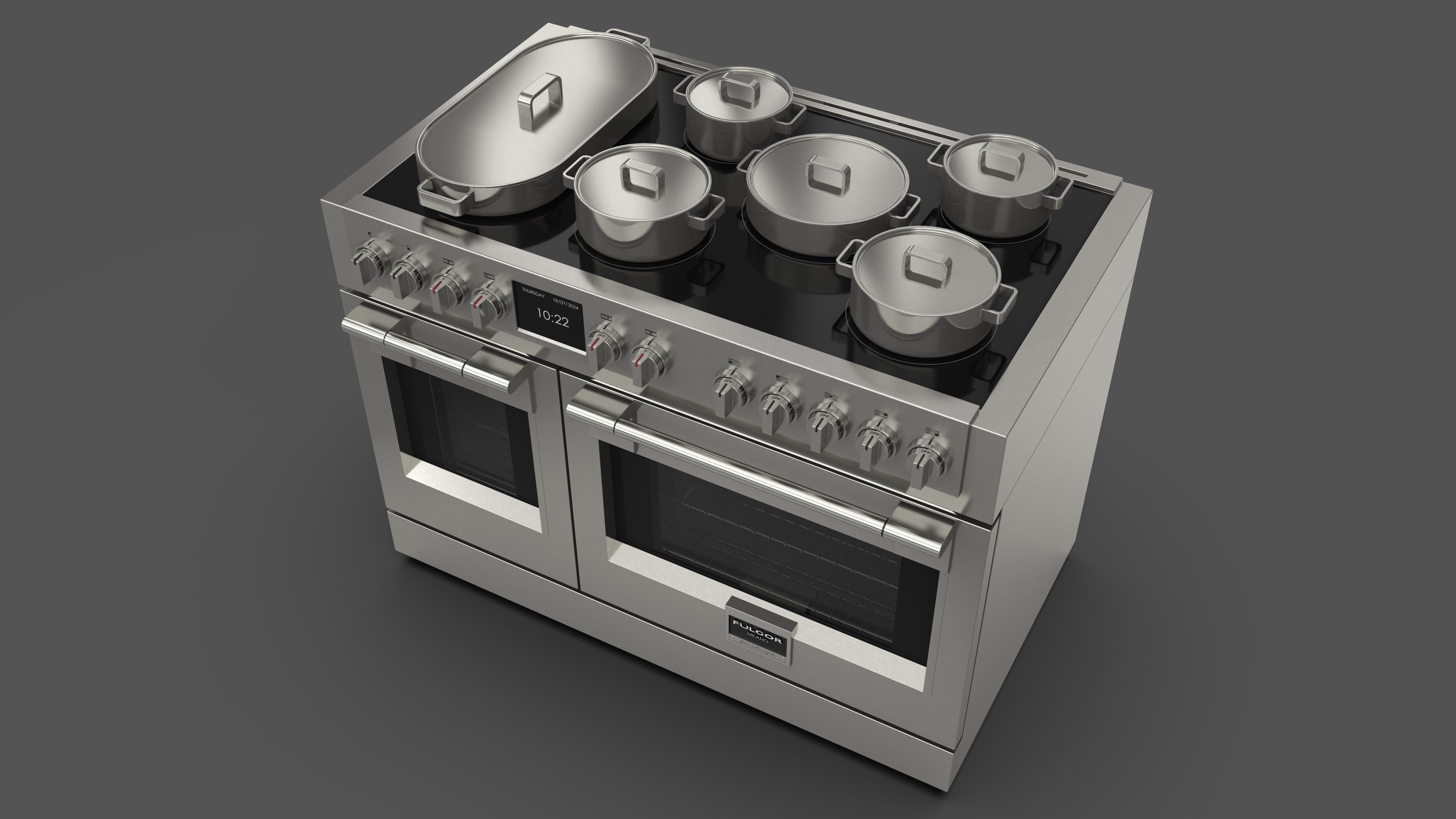 Fulgor Milano Sofia 48 Professional Series Double Oven - FSRC 4807 P MI MK 2F X