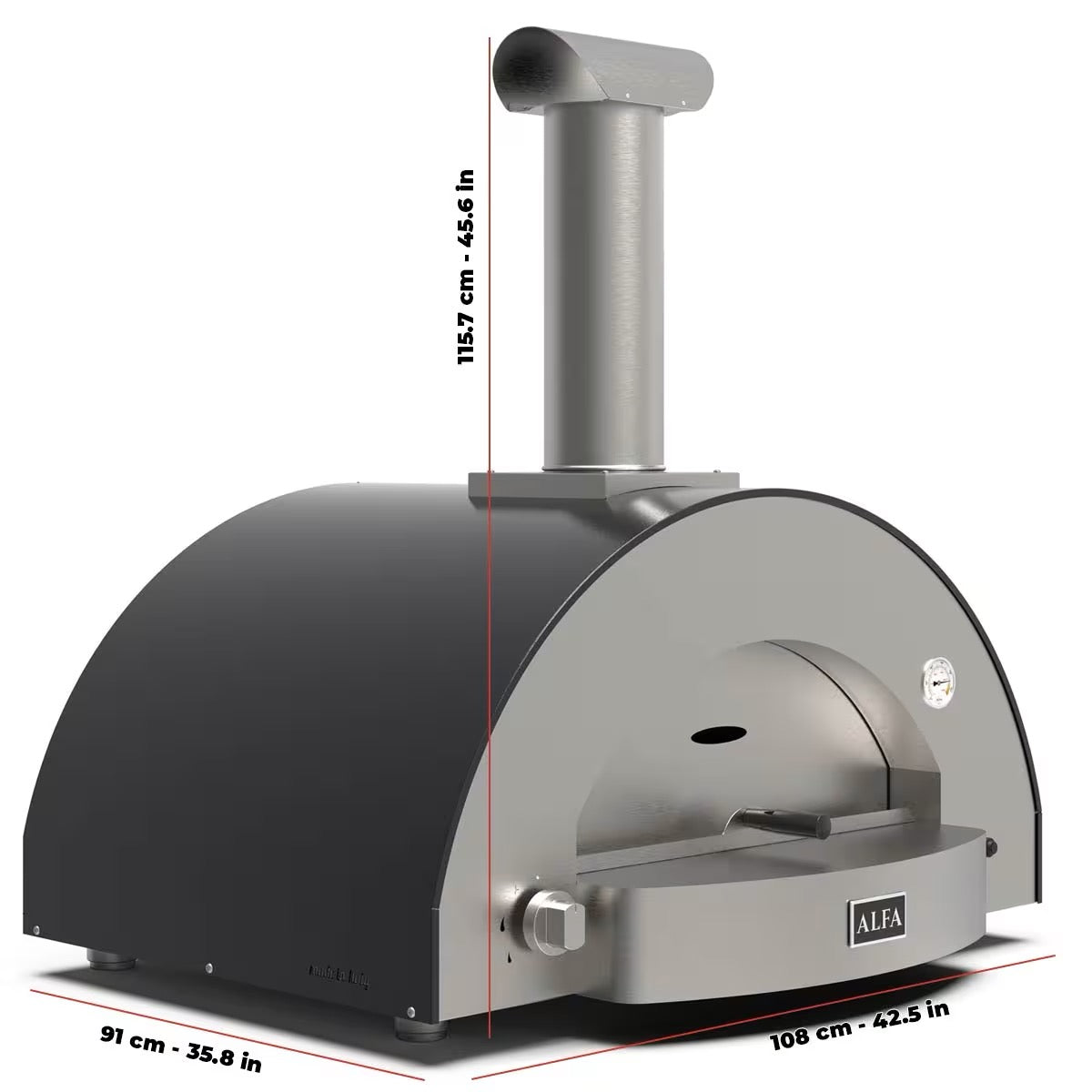 Alfa Forno Classico 4 Pizze LPG Pizza Oven