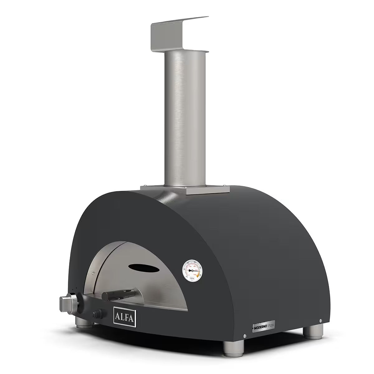 Alfa Forni Moderno 1 Ardesia Grey Gas Pizza Oven
