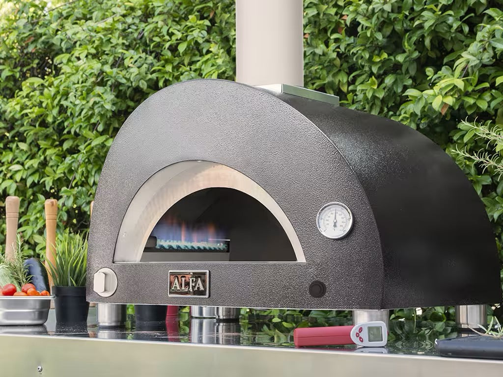 Alfa Forni Moderno 1 Ardesia Grey Gas Pizza Oven