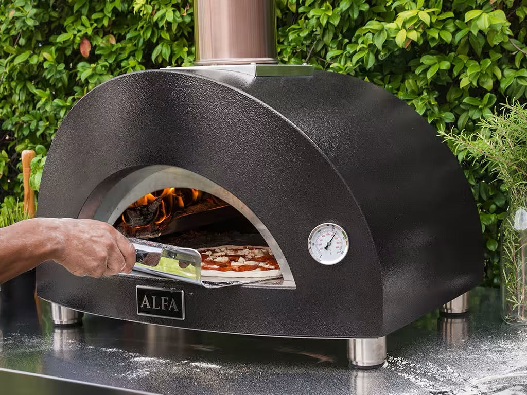 Alfa Forni Moderno 1 Ardesia Grey Gas Pizza Oven