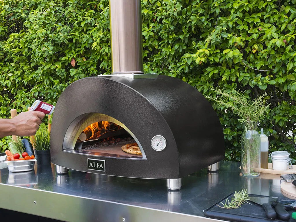 Alfa Forni Moderno 1 Ardesia Grey Gas Pizza Oven