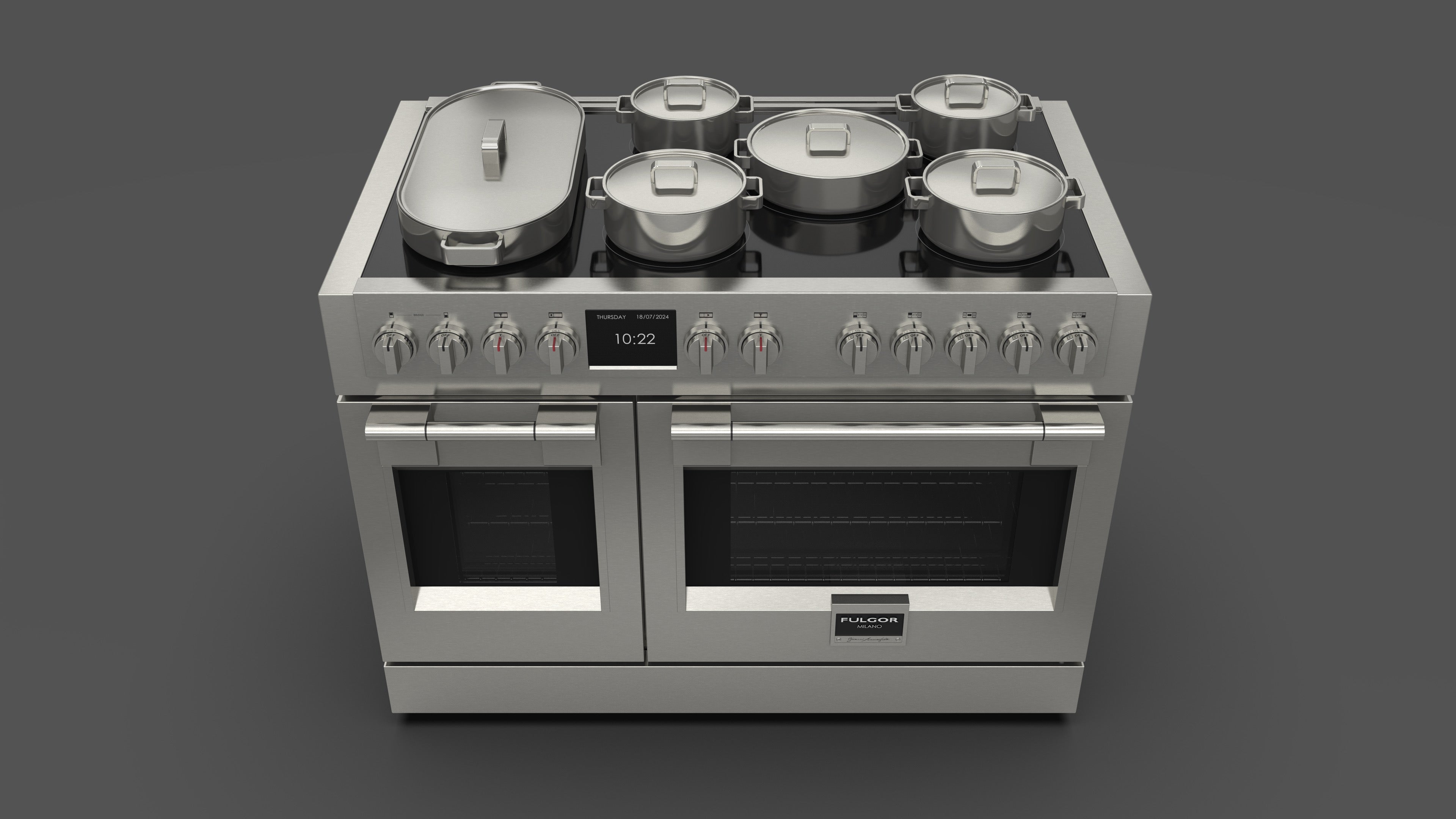 Fulgor Milano Sofia 48 Professional Series Double Oven - FSRC 4807 P MI MK 2F X