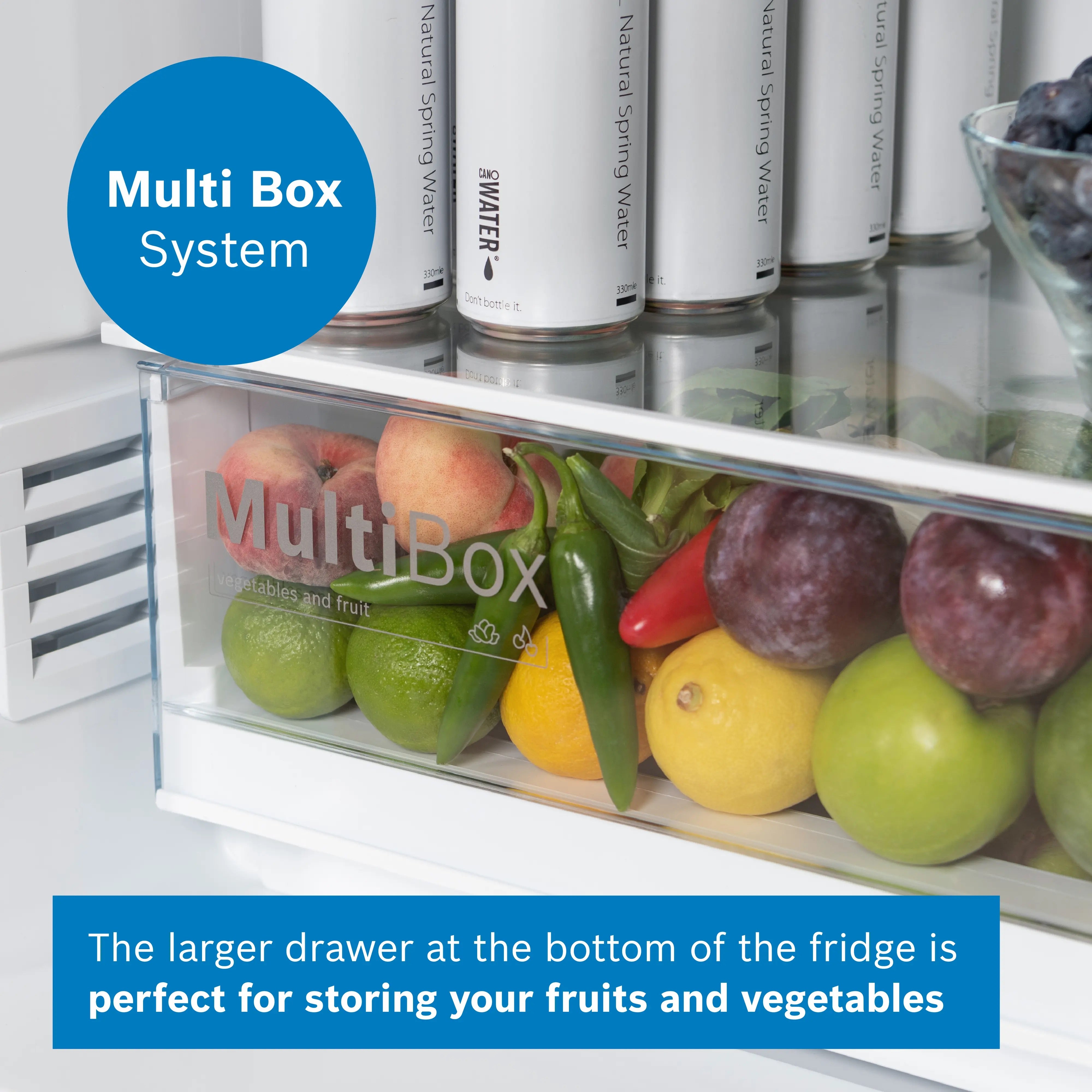 Bosch Series 2 Free-standing fridge-freezer Stainless steel look - KGN34NLEAG