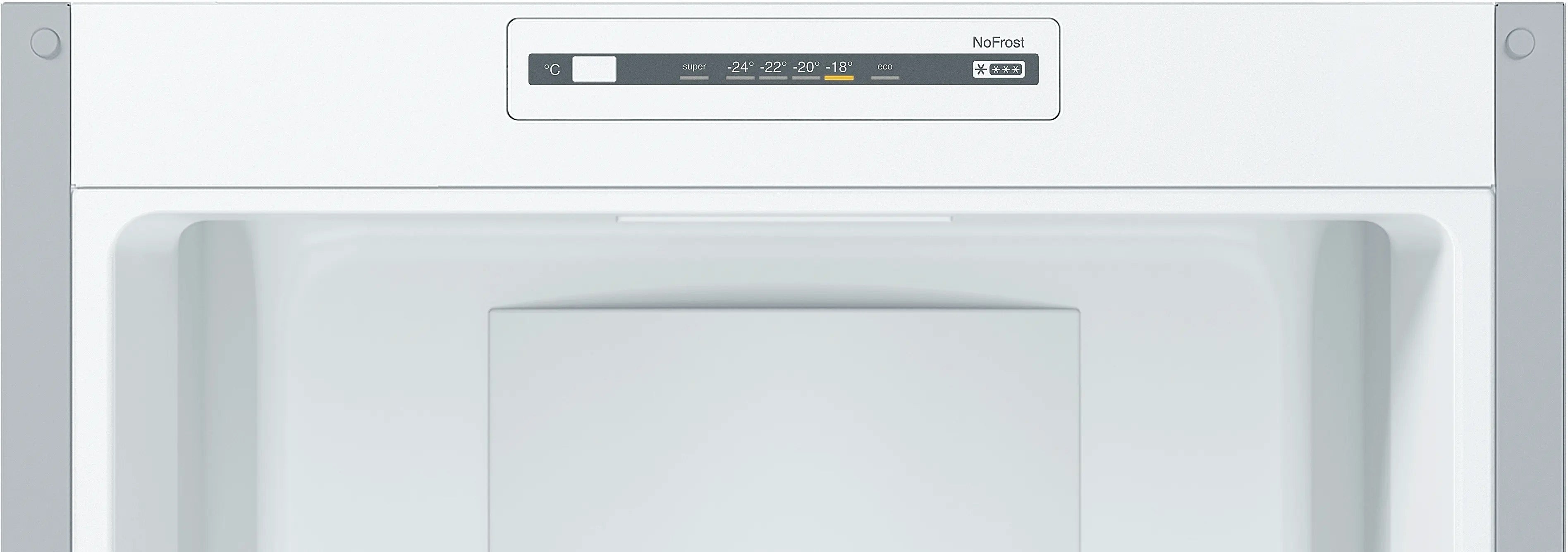 Bosch Series 2 Free-standing fridge-freezer Stainless steel look - KGN34NLEAG