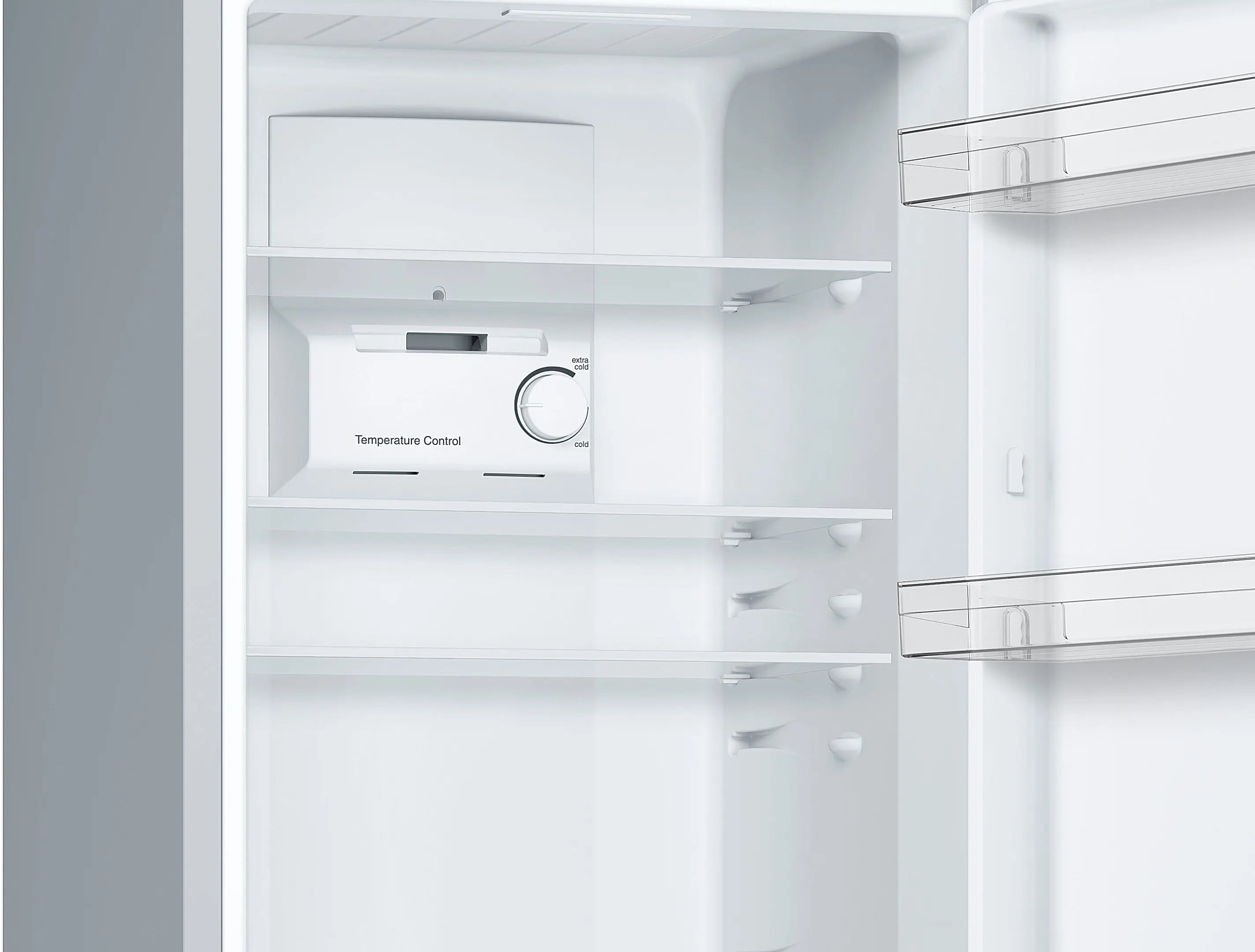 Bosch Series 2 Free-standing fridge-freezer Stainless steel look - KGN34NLEAG