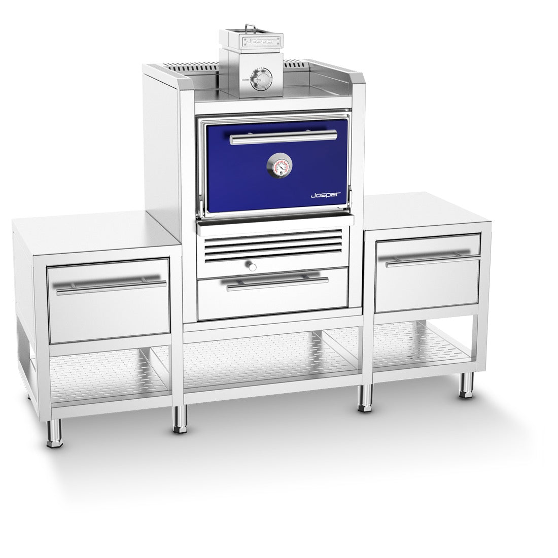 Josper Casa Mesa Charcoal Oven with Built-In Cabinet