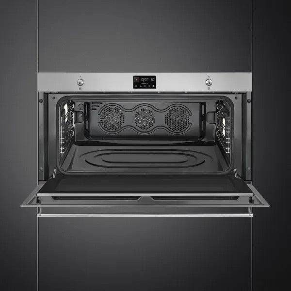 Smeg 90cm Classic 48cm High Multifunction Single Oven Stainless Steel -  SFR9302TX