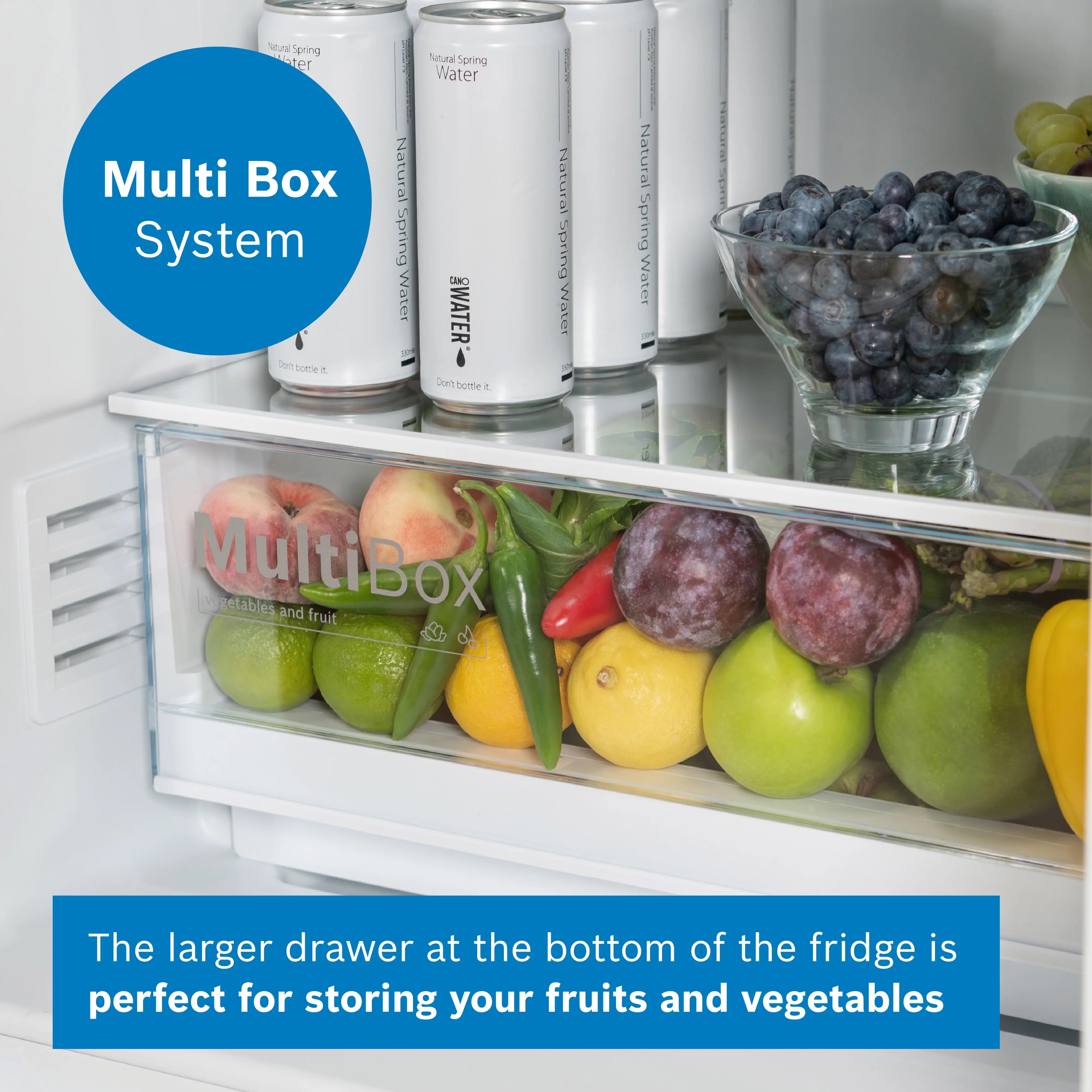 Bosch Series 2 Free-standing fridge-freezer White, Total No Frost - KGN34NWEAG