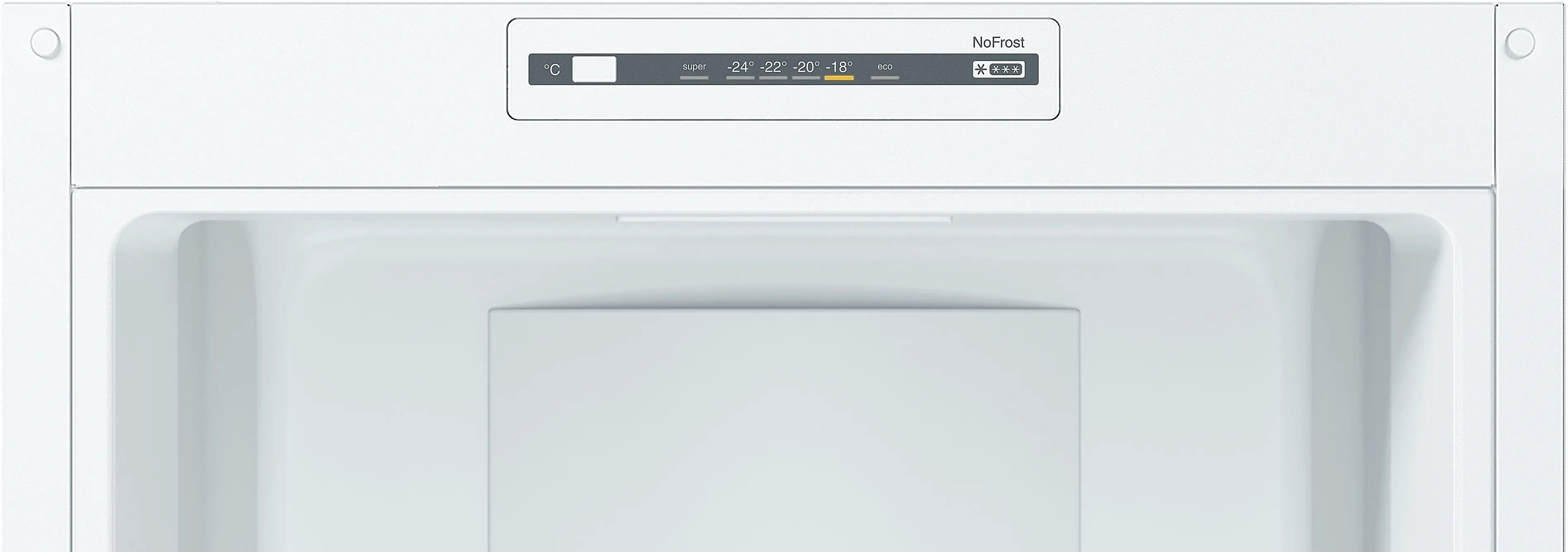 Bosch Series 2 Free-standing fridge-freezer White, Total No Frost - KGN34NWEAG