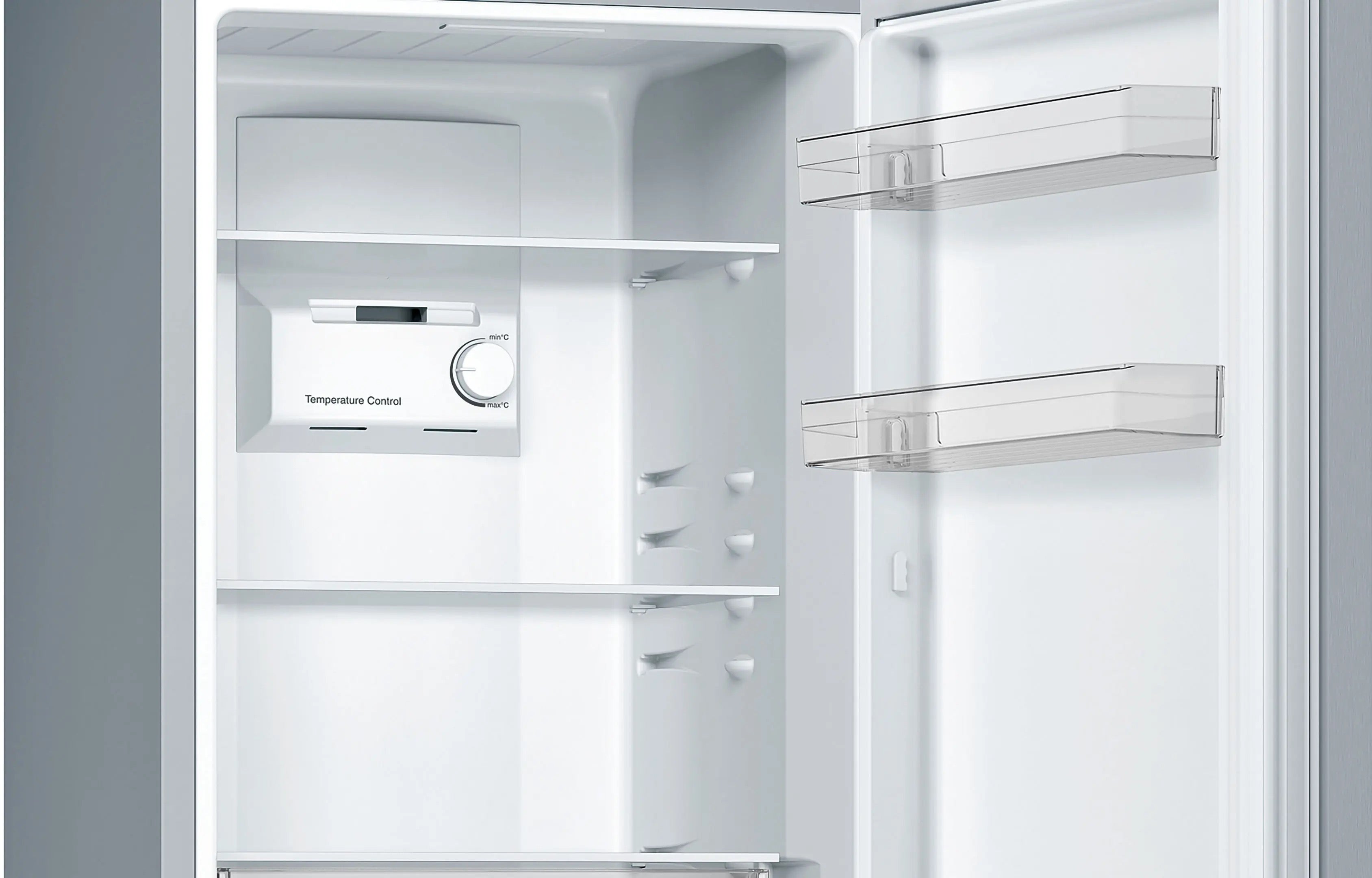 Bosch Series 2 Free-standing fridge-freezer Stainless steel look - KGN33NLEBG