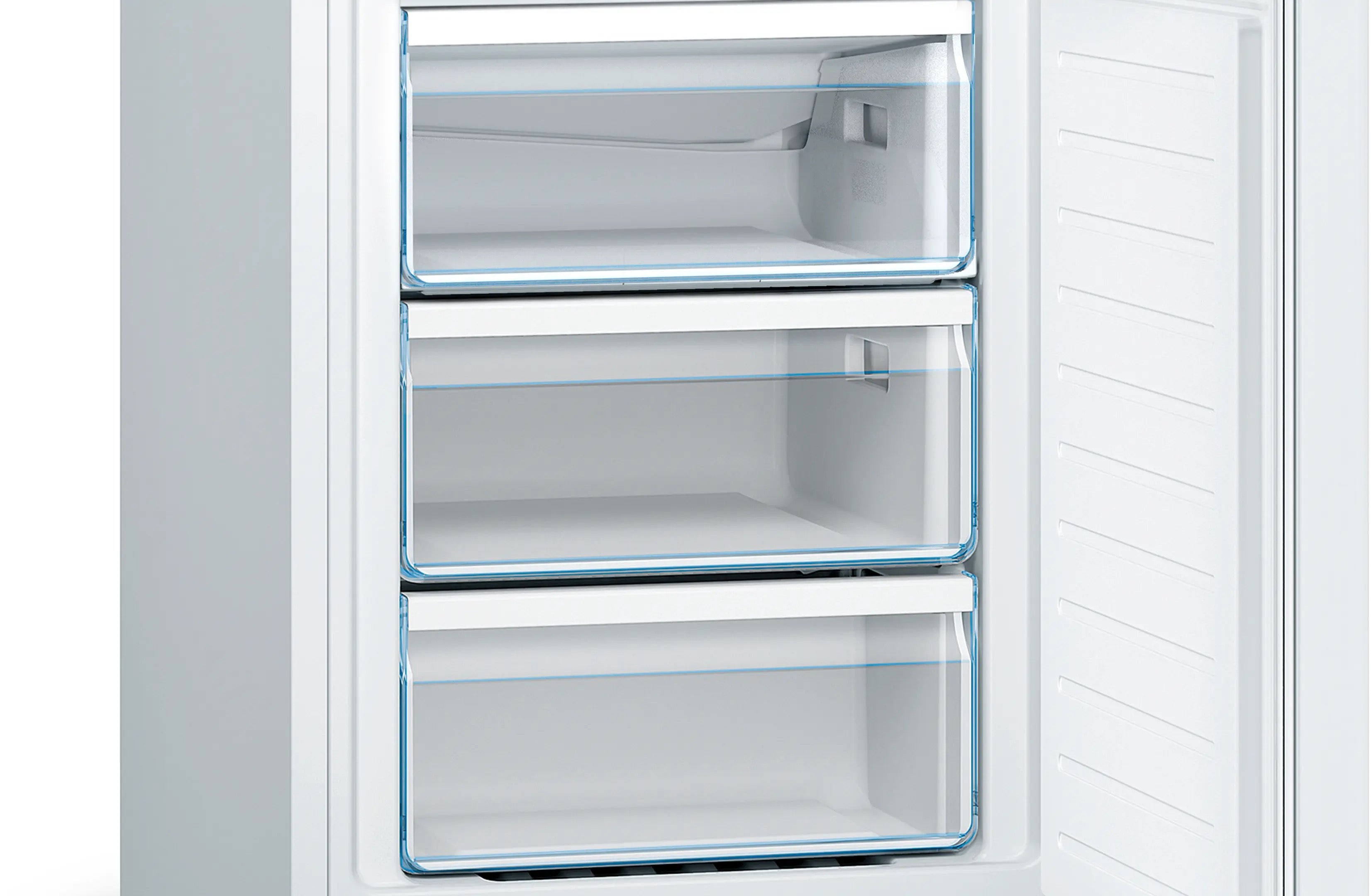 Bosch Series 2 Free-standing fridge-freezer White, Total No Frost - KGN33NWEBG