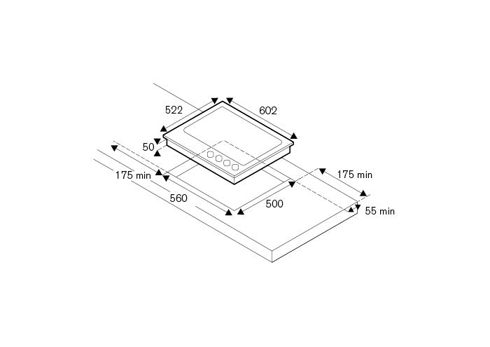 Bertazzoni Heritage Series 60 cm Gas hob