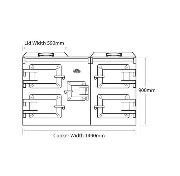 Everhot 150+ Series Range Cooker