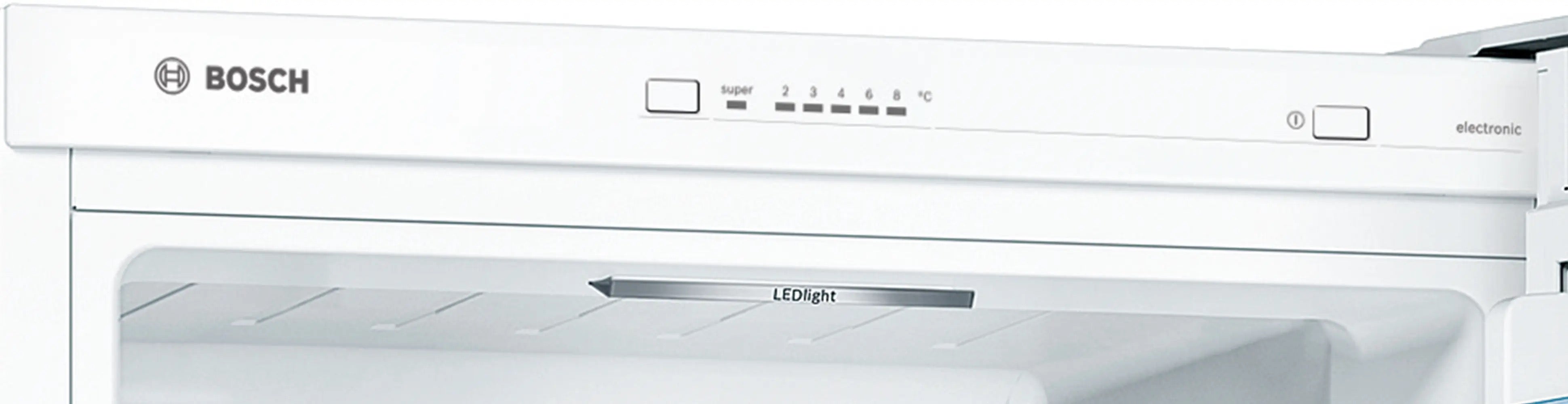 Bosch Series 4 Free-standing fridge-freezer 176 x 60 cm White - KGV336WEAG