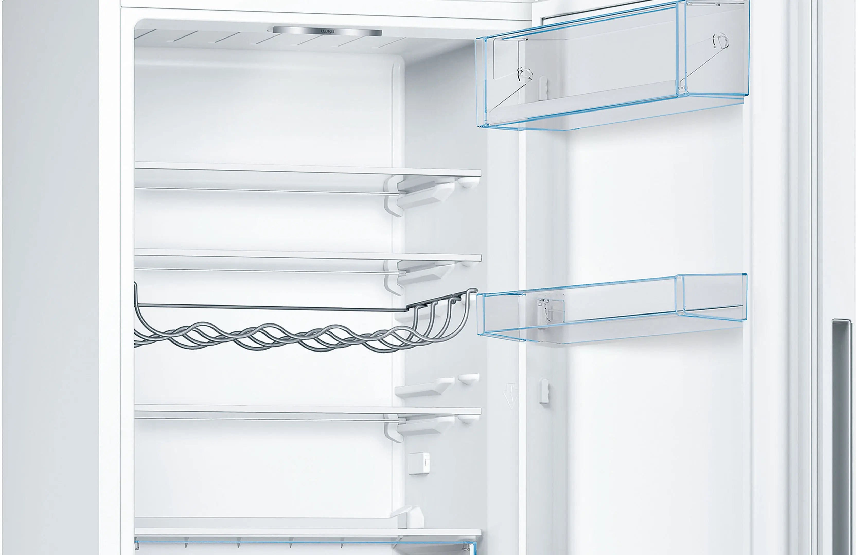 Bosch Series 4 Free-standing fridge-freezer 176 x 60 cm White - KGV336WEAG
