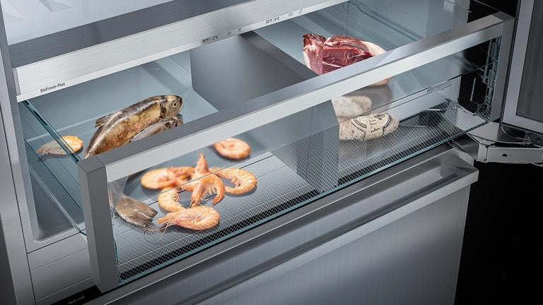 Liebherr Monolith Bottom Freezer Refrigerator - ECBN 9471 BioFresh NoFrost