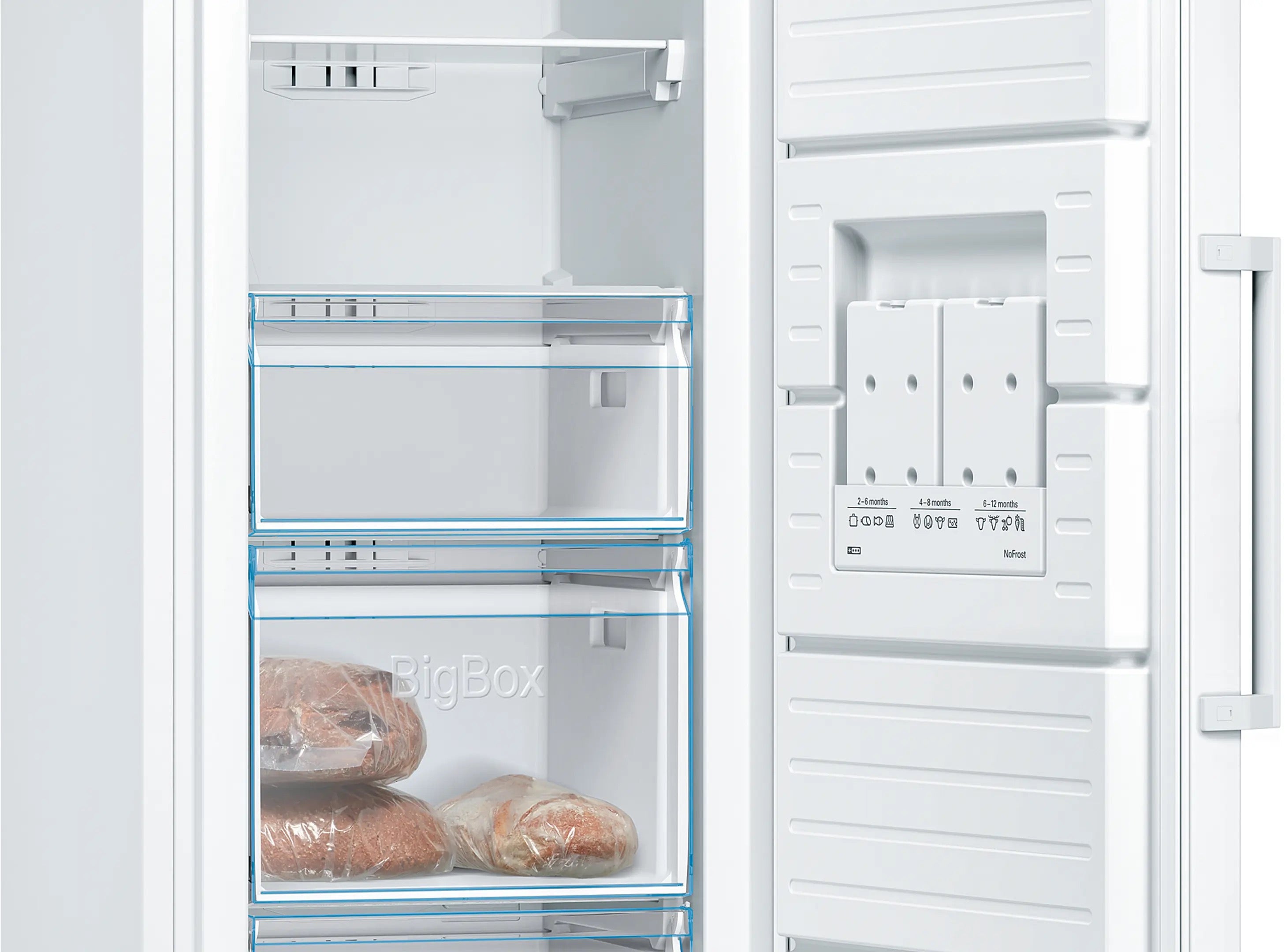 Bosch Series 4 Free-standing freezer 186 x 60 cm White - GSN36VWEPG