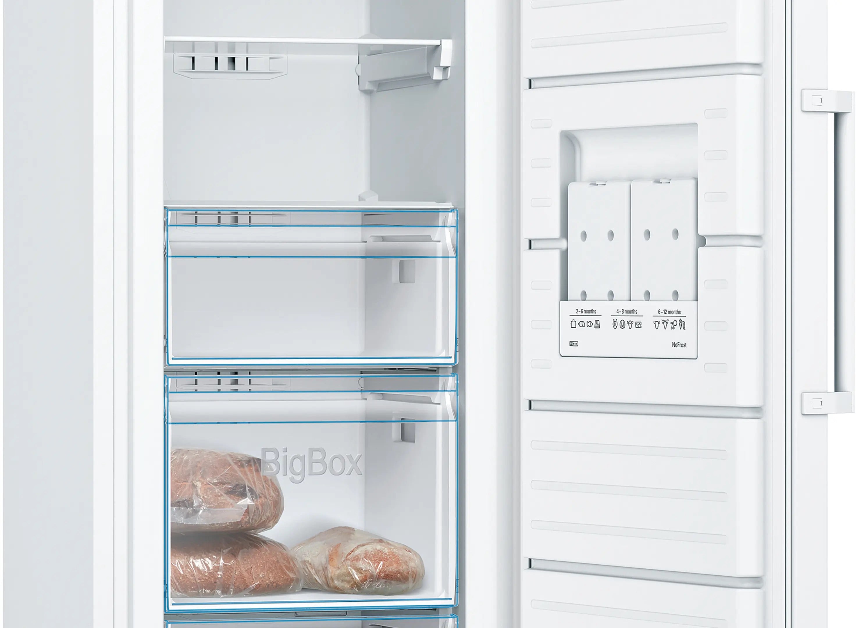 Bosch Series 4 Free-standing freezer 176 x 60 cm White - GSN33VWEPG