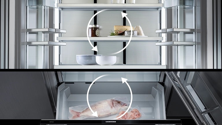 Liebherr Monolith Bottom Freezer Refrigerator - ECBN 9471 BioFresh NoFrost
