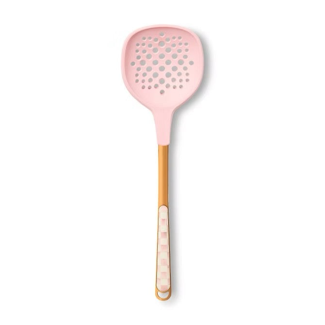 Mackenzie-Childs Rosy Check Slotted Turner