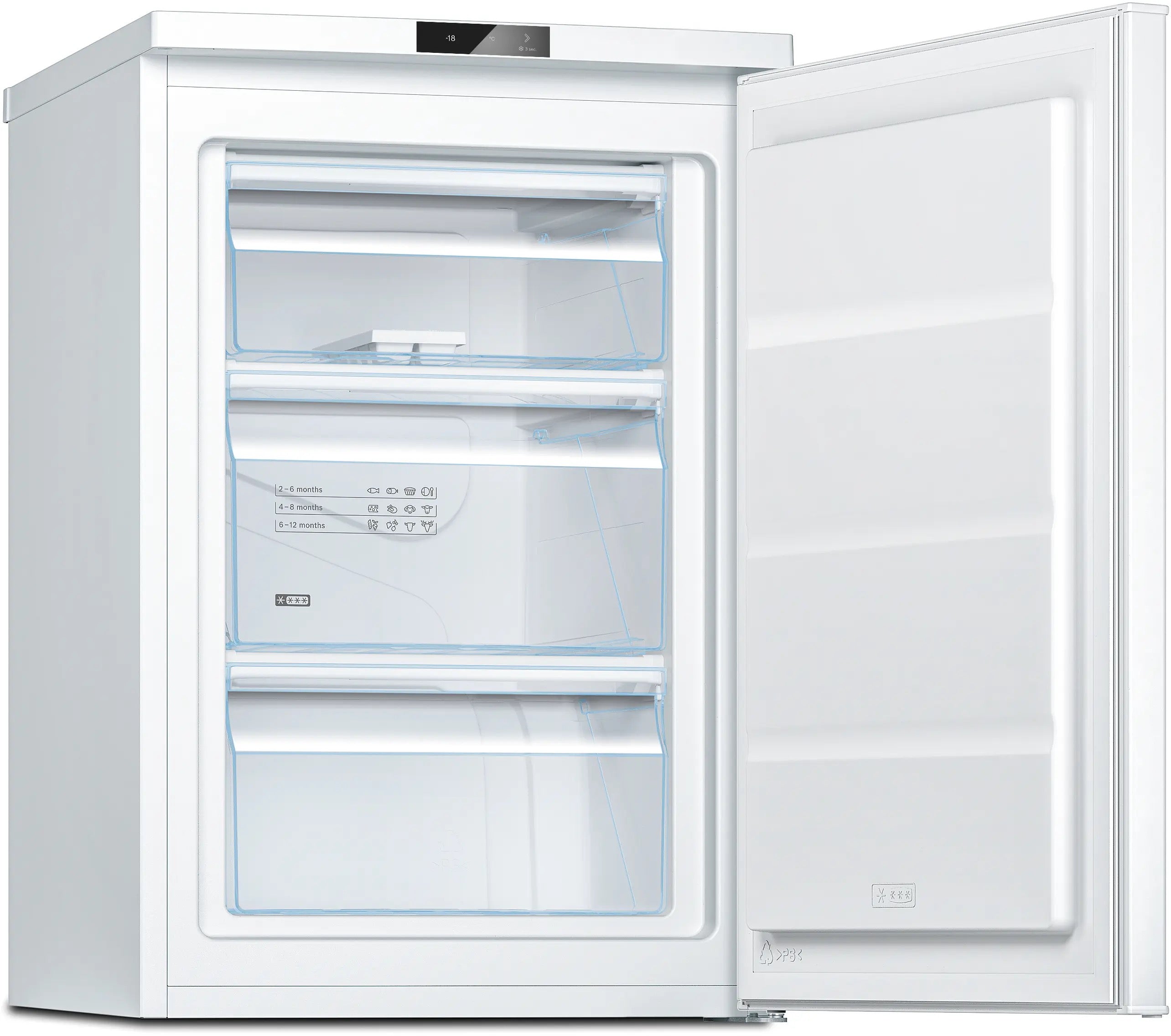 Bosch Series 2 Under Counter Freezer 85 x 56 cm White - GTV15NWEBG