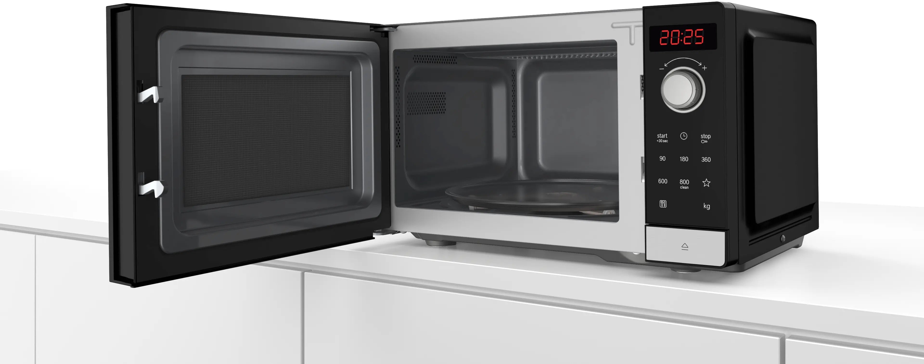 Bosch Series 2 Freestanding microwave 44 x 26 cm Stainless steel - FFL023MS2B