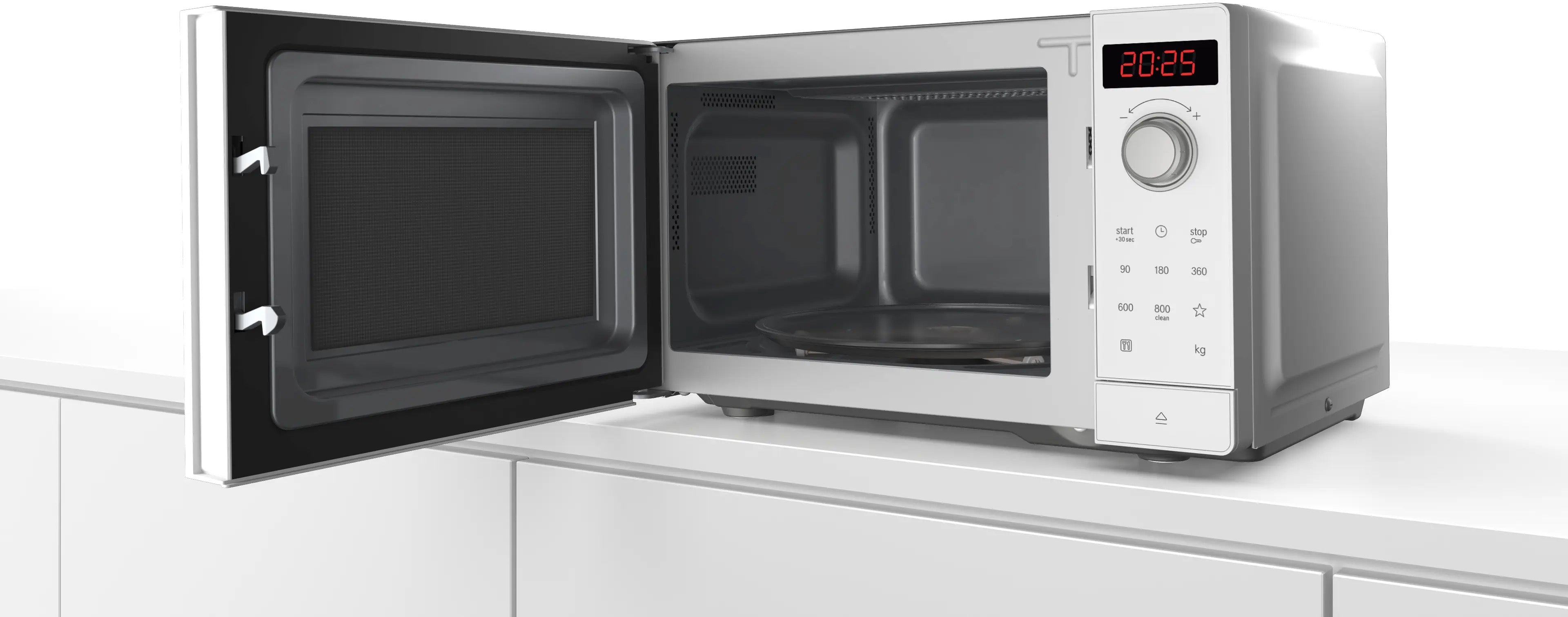 Bosch Series 2 Freestanding microwave 44 x 26 cm White - FFL023MW0B