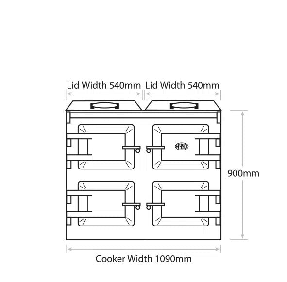 Everhot 110i Series Induction Range Cooker