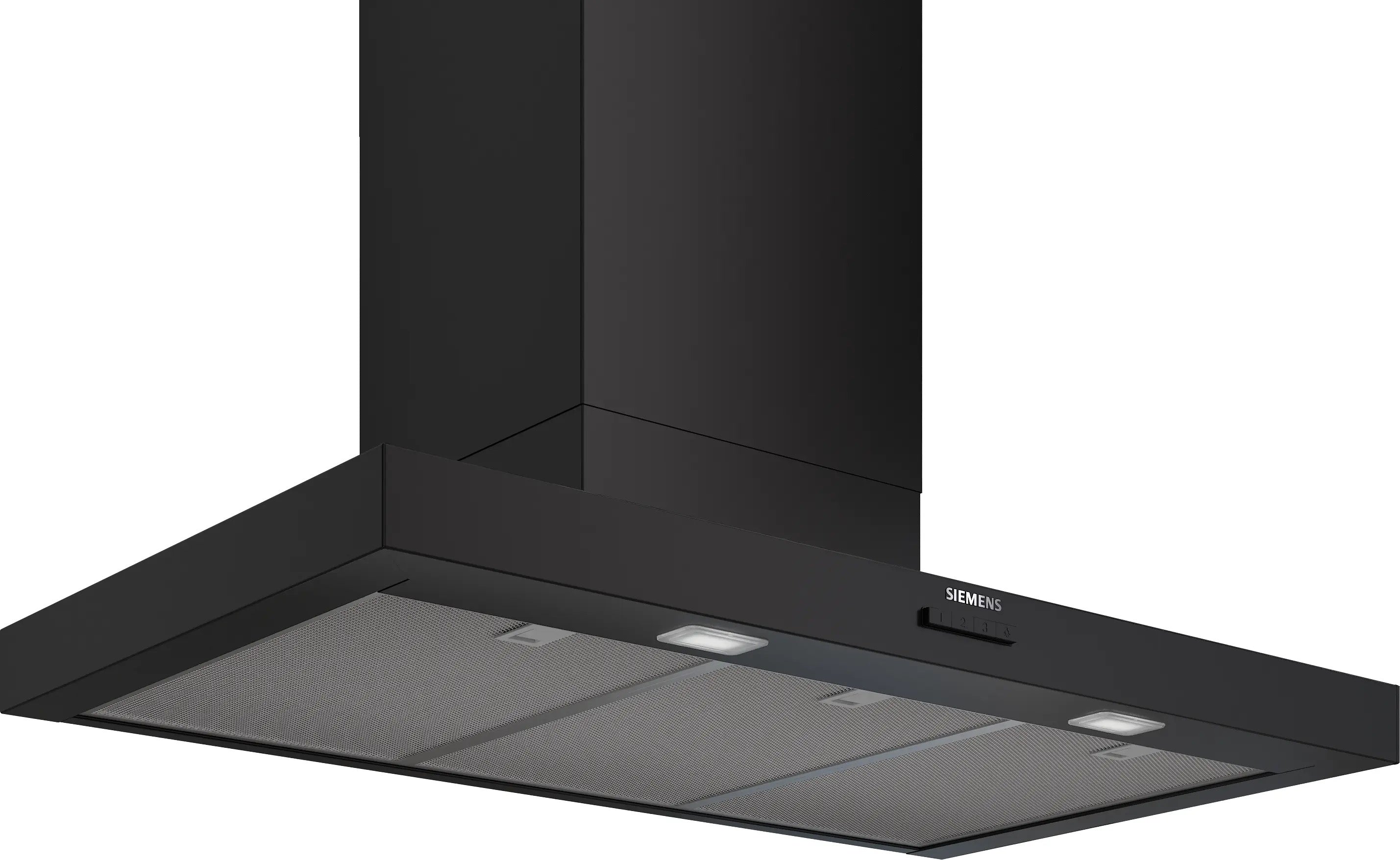 Siemens iQ300 Wall-mounted cooker hood 90 cm Matt black - LC95BCC60B