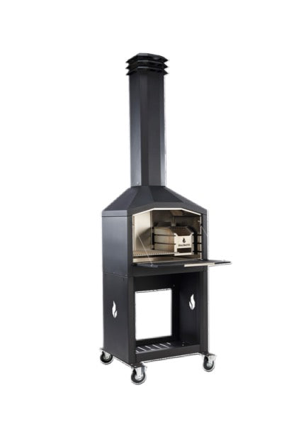 Braaimaster Freestanding Braai Single Black Outdoor Kitchen