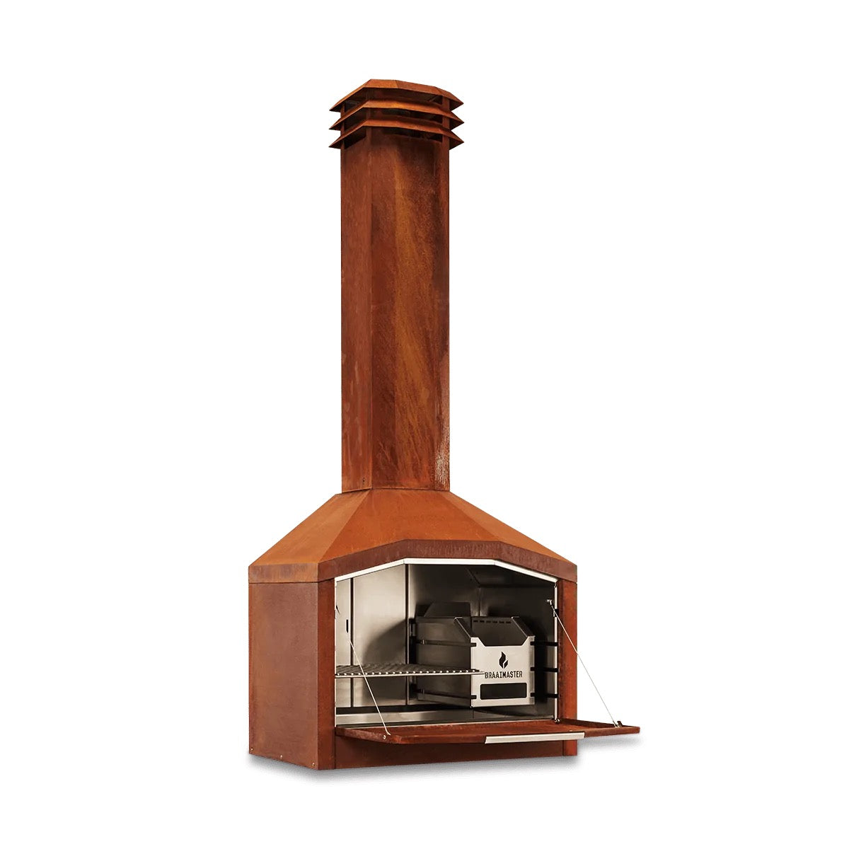 Braaimaster Freestanding Braai Single Corten