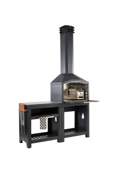Braaimaster FS Single Black Complete Setup