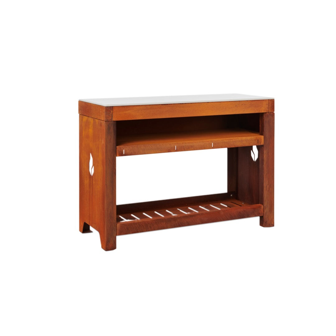 Braaimaster Side Table Duo Corten