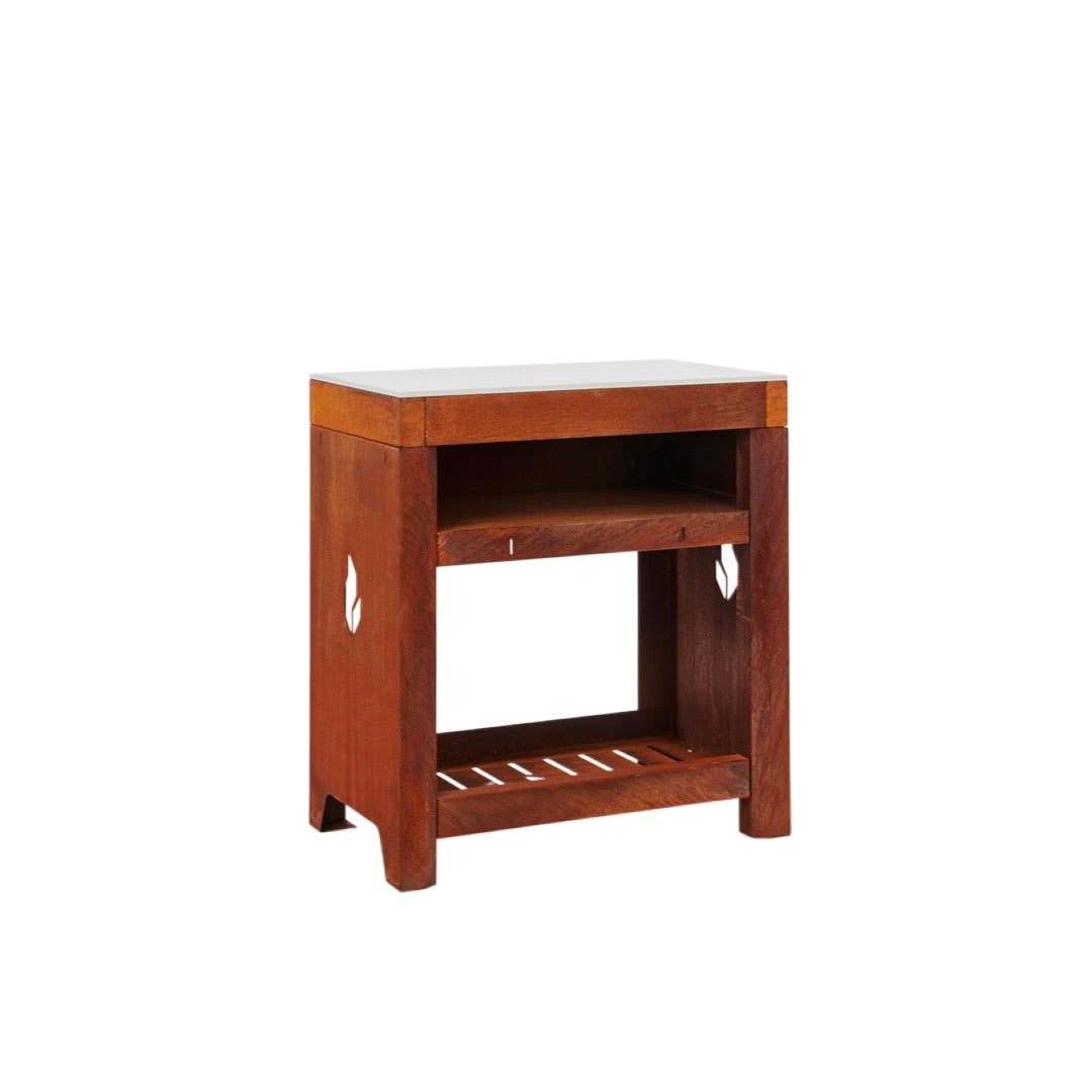 Braaimaster Side Table Single Corten