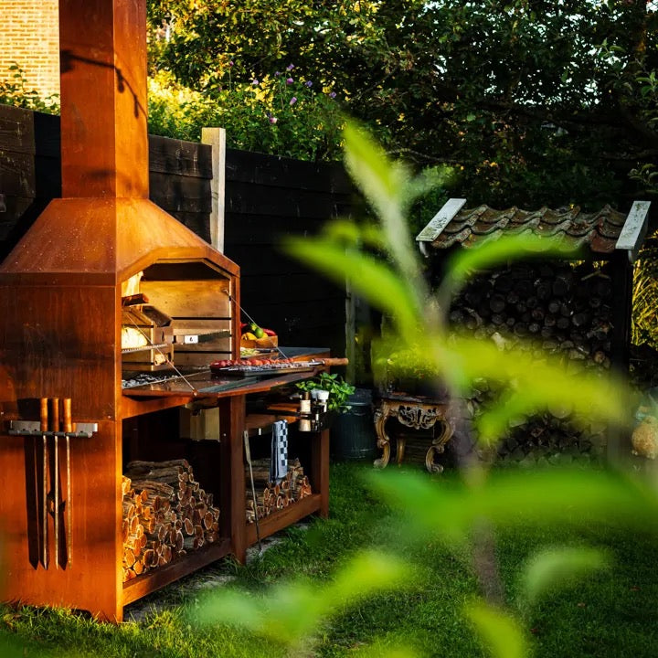 Braaimaster Grill skewer holder