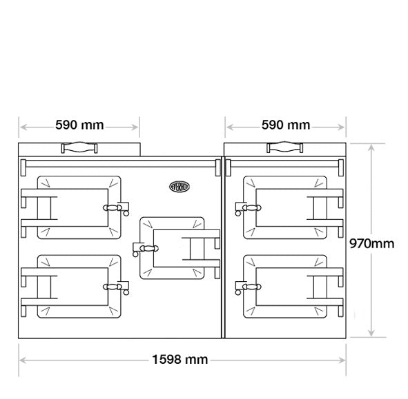 Everhot 160i Series Induction Range Cooker