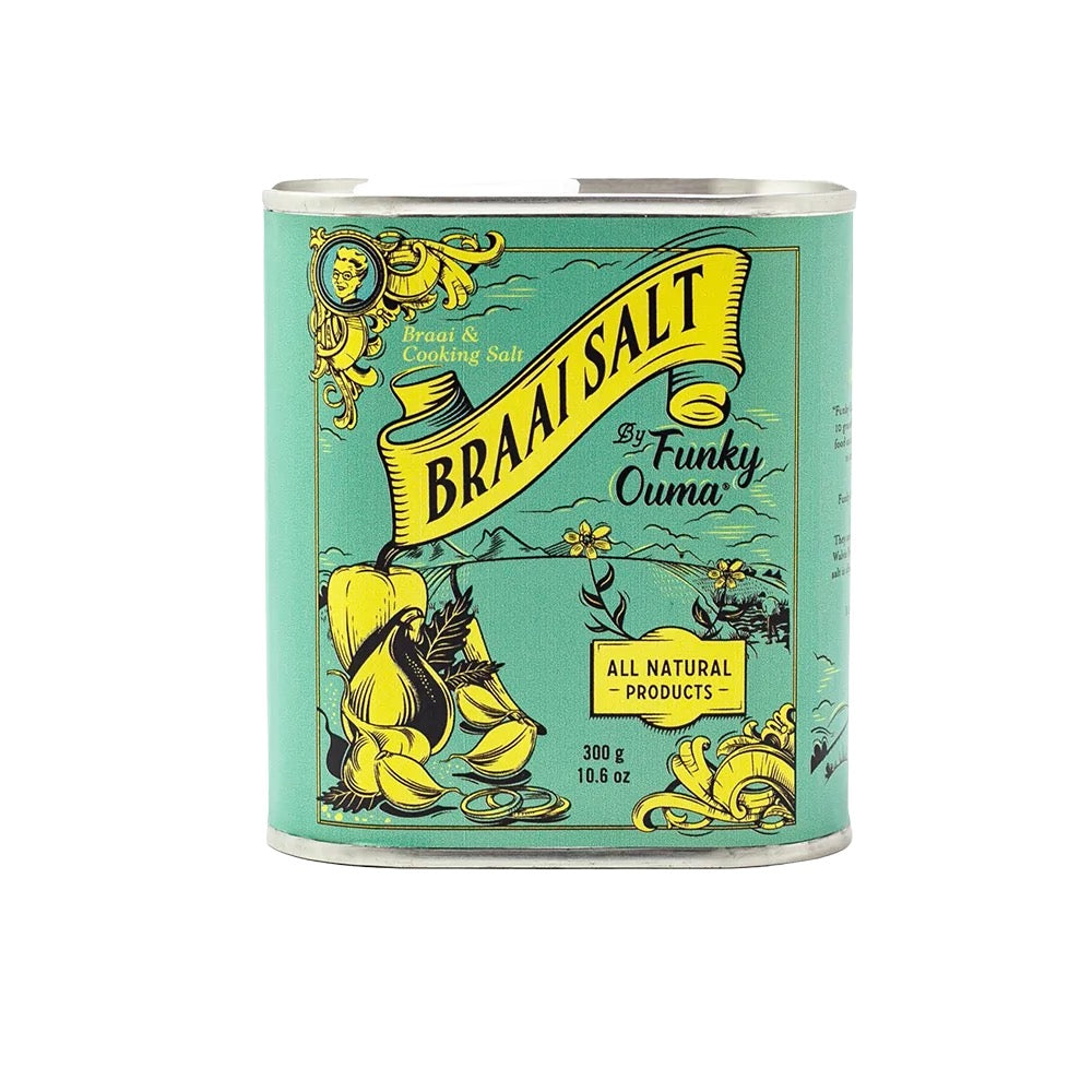 Braaimaster Funky Ouma Braai Salt Tin