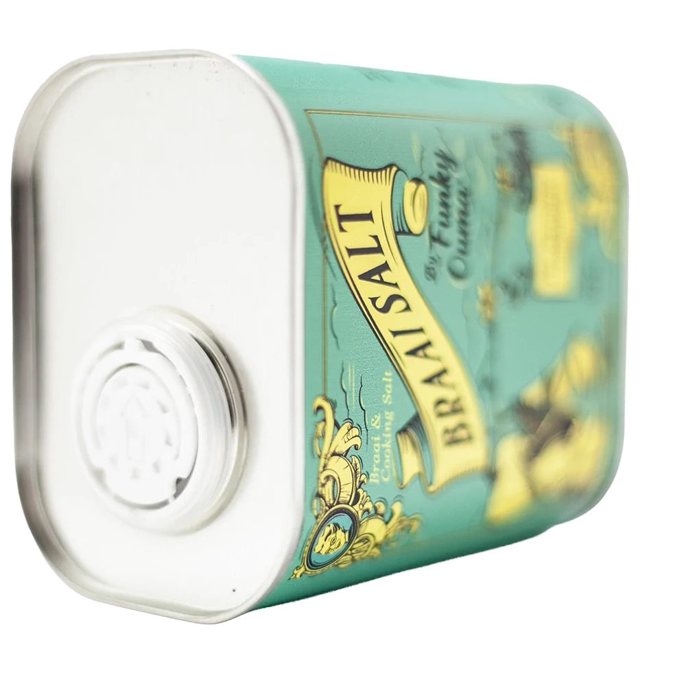 Braaimaster Funky Ouma Braai Salt Tin