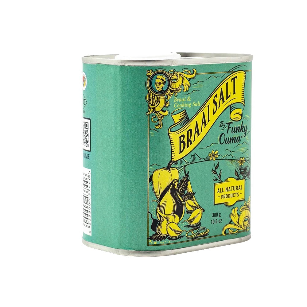 Braaimaster Funky Ouma Braai Salt Tin