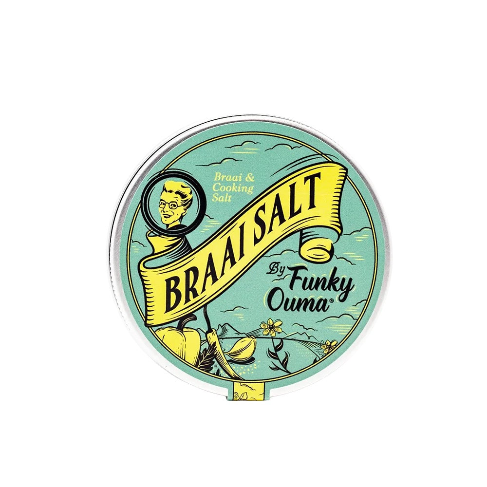 Braaimaster Funky Ouma Braai Salt Travel Tin