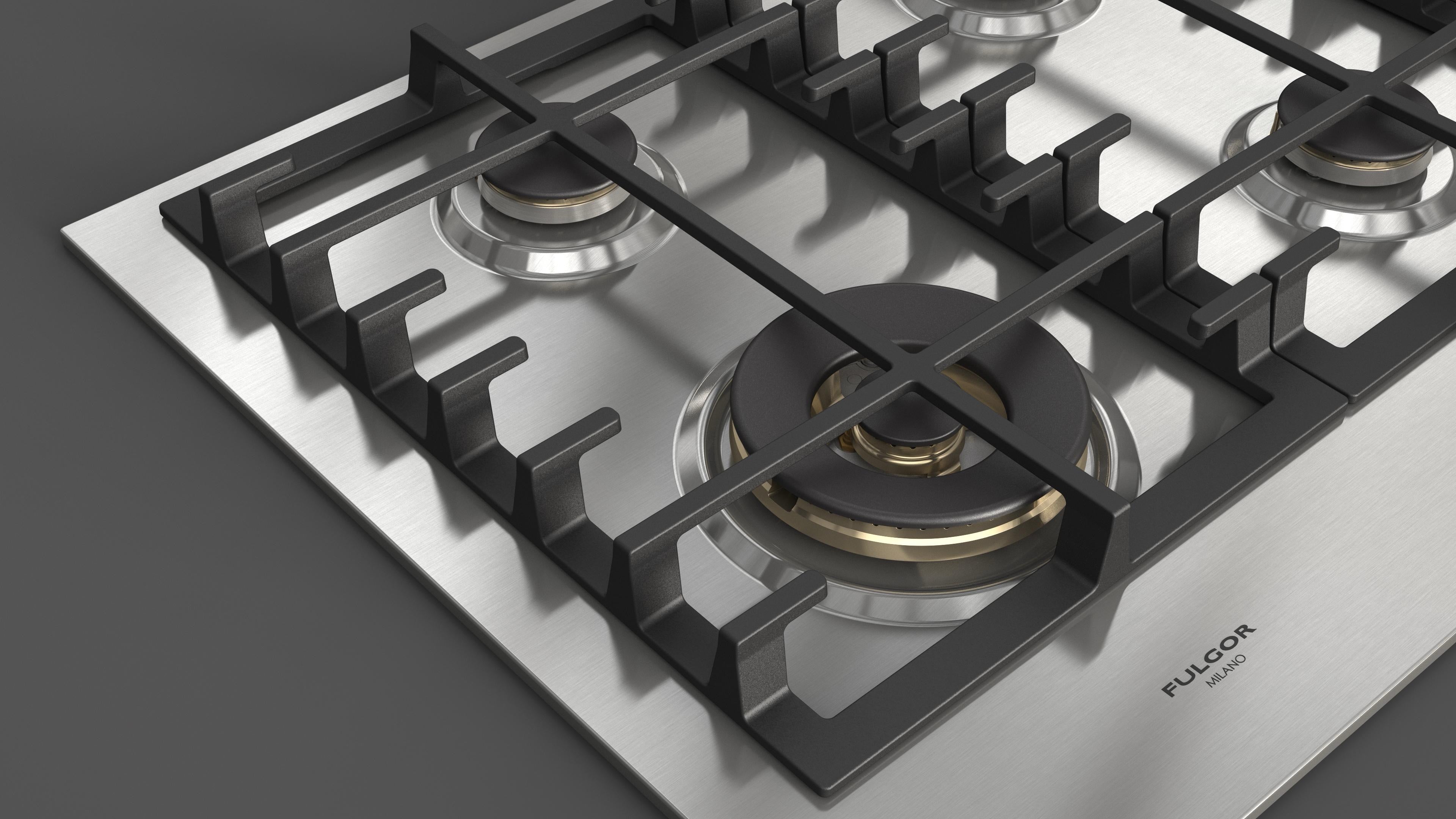 Fulgor Milano 90cm Gas Hob - FPH 906 G WK X