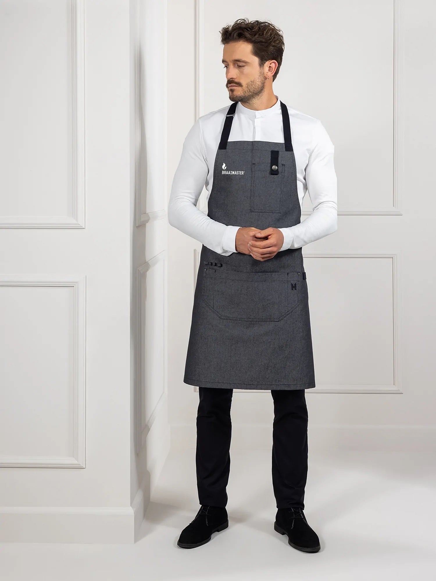 Braaimaster Apron Heavy Black