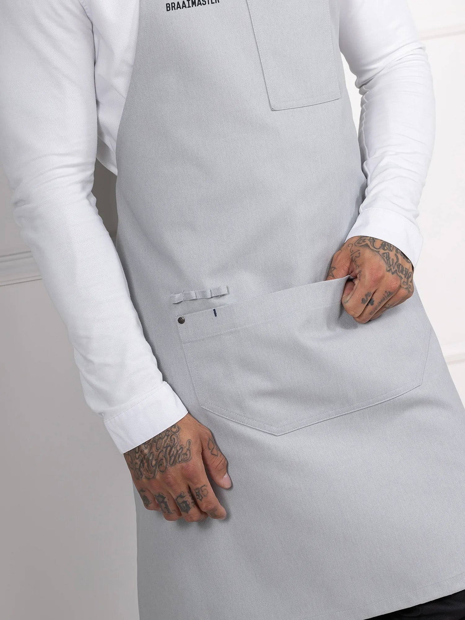 Braaimaster apron Heavy Gray