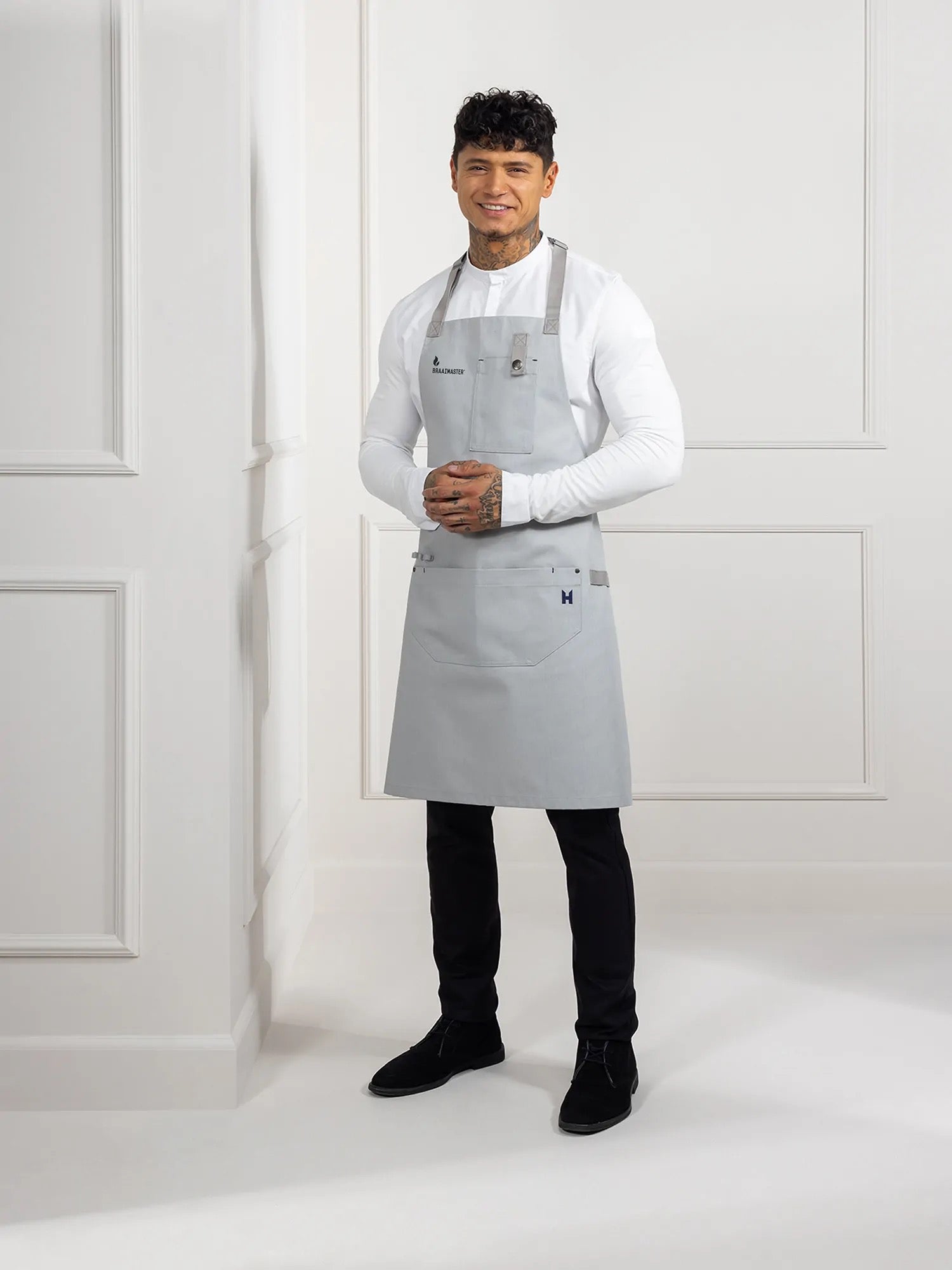 Braaimaster apron Heavy Gray